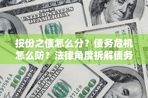 武汉按份之债怎么分？债务危机怎么防？法律角度拆解债务分配与风险自保指南