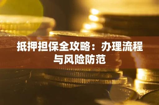 武汉抵押担保全攻略：办理流程与风险防范
