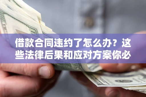 武汉借款合同违约了怎么办？这些法律后果和应对方案你必须知道