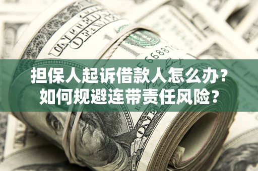 武汉担保人起诉借款人怎么办？如何规避连带责任风险？