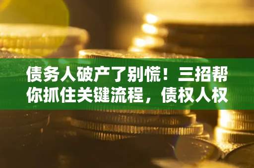 武汉债务人破产了别慌！三招帮你抓住关键流程，债权人权益不再缩水
