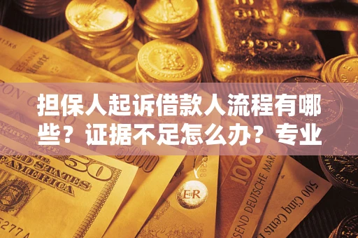 武汉担保人起诉借款人流程有哪些？证据不足怎么办？专业律师解答