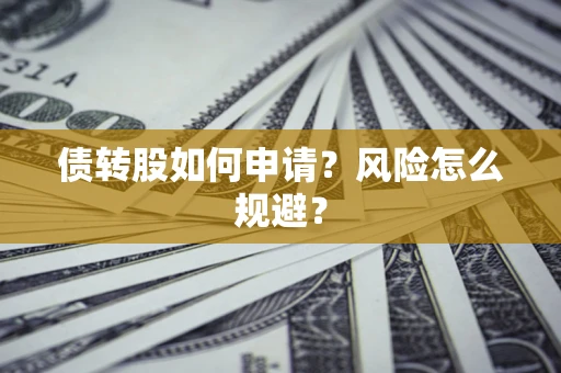 武汉债转股如何申请？风险怎么规避？