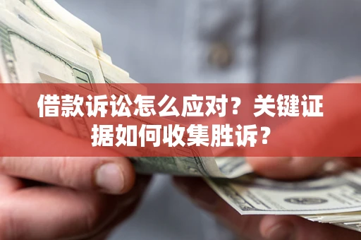 武汉借款诉讼怎么应对？关键证据如何收集胜诉？